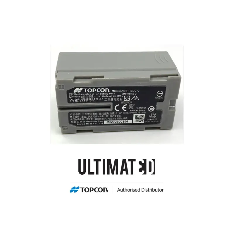 batterie BDC72, 7,2V , 5,986mAh