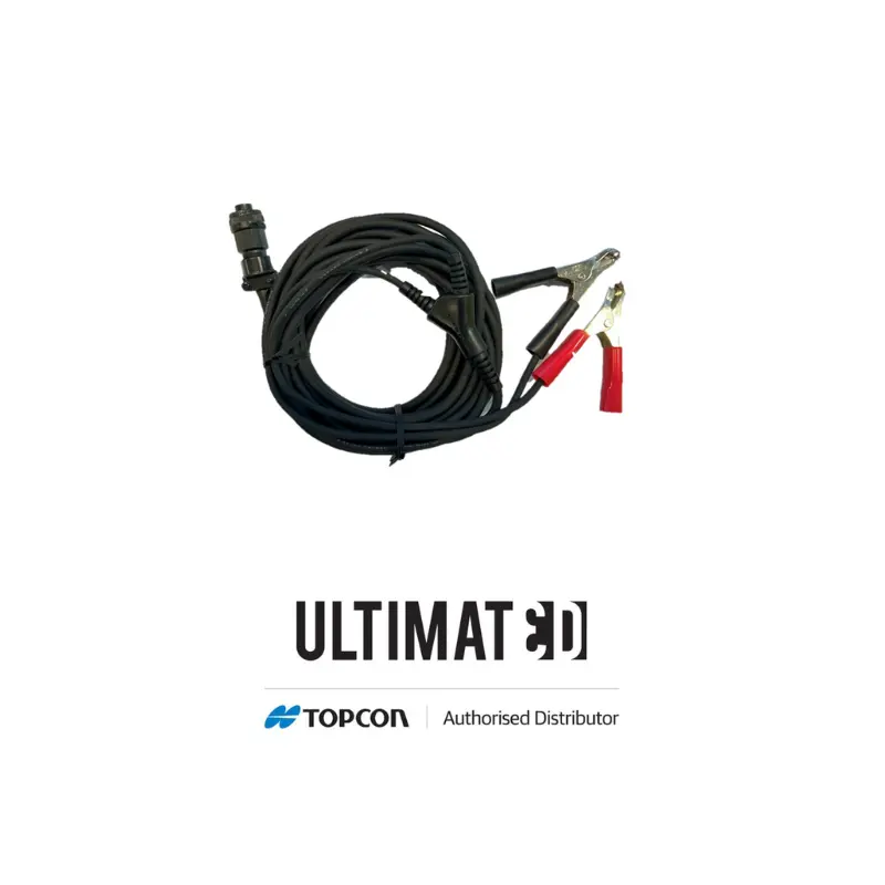 [329340020] PC-17 DC voedingskabel met krokodillenklemmen (TP-L3/L4A/B)
